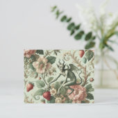 Strawberry Sins – Gotisch Victoriaans Feestdagenkaart (Staand voorkant)