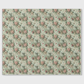 Strawberry Sins - Gotische barok Cadeaupapier (Vlak)