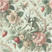 Strawberry Sins - Gotische barok Sticker (Voorkant)