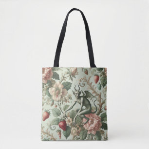 Strawberry Sins - Gotische barok Tote Bag