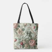 Strawberry Sins - Gotische barok Tote Bag (Achterkant)