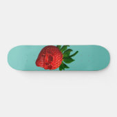 Strawberry Skull Persoonlijk Skateboard (Horizontaal)