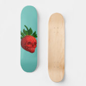 Strawberry Skull Persoonlijk Skateboard (Voorkant)