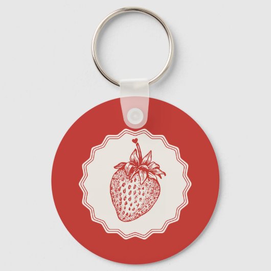 Strawberry Sleutelhanger (Voorkant)