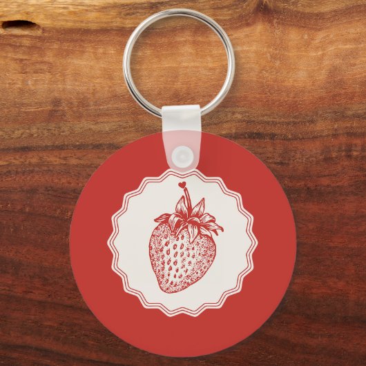 Strawberry Sleutelhanger (Achterkant)
