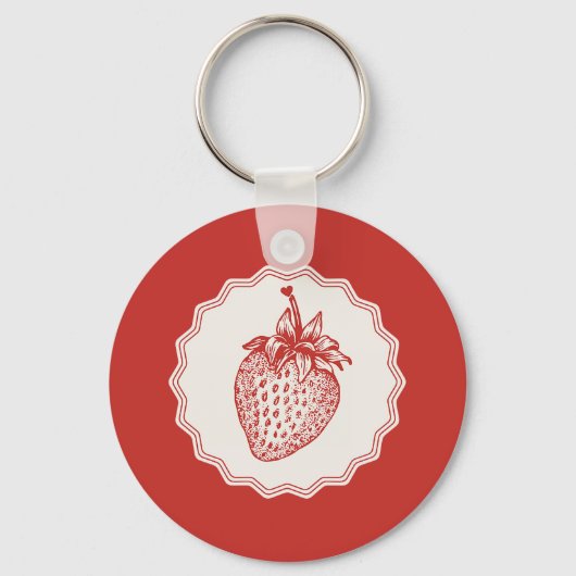 Strawberry Sleutelhanger (Achterkant)