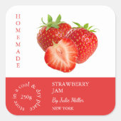 Strawberry Small Business Label (Voorkant)