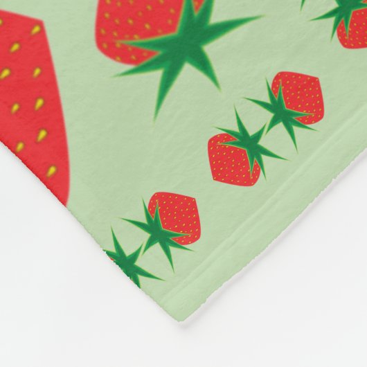 Strawberry Small Fleece Blanket (Hoek)