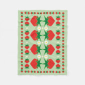 Strawberry Small Fleece Blanket (Voorkant)