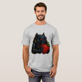 Strawberry Snarl – Glow Bulldog Couple T-Shirt (Voorkant volledig)