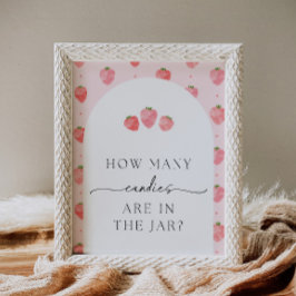 Strawberry Snoepjes Party Sign