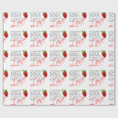 Strawberry Soul Cadeaupapier (Vlak)
