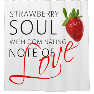 Strawberry Soul Douchegordijn