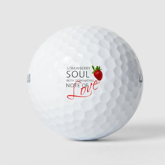 Strawberry Soul Golfballen (Voorkant)