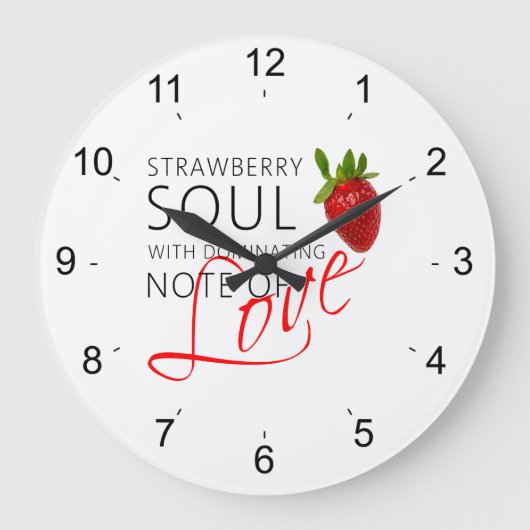 Strawberry Soul Grote Klok (Voorkant)