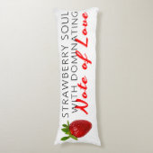 Strawberry Soul Lichaamskussen (Voorkant Verticaal)