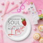 Strawberry Soul Papieren Bordje (Feest)