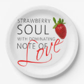 Strawberry Soul Papieren Bordje (Voorkant)