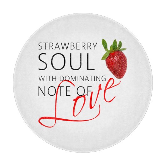 Strawberry Soul Snijplank (Voorkant)