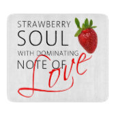 Strawberry Soul Snijplank (Voorkant)