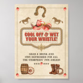 Strawberry Stampede Verjaardag Drink Teken Poster (Voorkant)