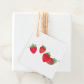 Strawberry Stems Cadeau Labels (In situ)