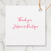 Strawberry Stems Cadeau Labels (Achterkant)