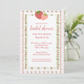 Strawberry Stripes Grandmillenial Vrijgezellenfees Kaart (Staand voorkant)