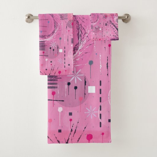 Strawberry Sundae Abstract Art  Bad Handdoek (Insitu)