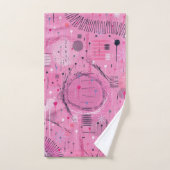 Strawberry Sundae Abstract Art  Bad Handdoek (Handdoek)