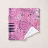Strawberry Sundae Abstract Art  Bad Handdoek (Wasdoekje)