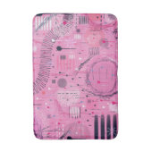 Strawberry Sundae Abstract Art  Badmat (Voorkant Verticaal)