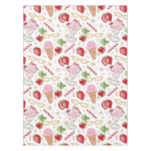 Strawberry Sundae Pattern Tafelkleed (Voorkant)