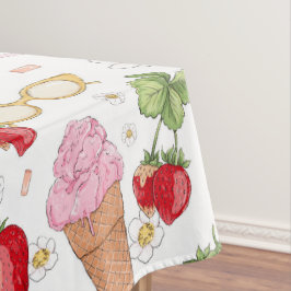 Strawberry Sundae Pattern Tafelkleed
