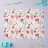 Strawberry Sundae Pattern Tissuepapier (Craft)