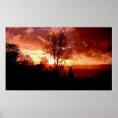 Strawberry Sunrise Poster (Voorkant)