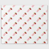 Strawberry Sweeat Cadeaupapier (Vlak)
