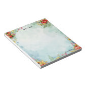 Strawberry Sweet Treat Blank Notepad Notitieblok (Schuin)