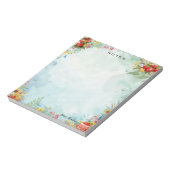 Strawberry Sweet Treat Blank Notepad Notitieblok (Linkerzijde)