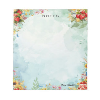 Strawberry Sweet Treat Blank Notepad Notitieblok