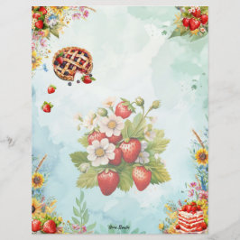 Strawberry Sweet Treat Blank Volledige Recept Pagi
