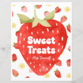 Strawberry Sweet Treats-teken (Voorkant)