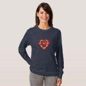STRAWBERRY SWEETHEART BLK T-SHIRT (Voorkant volledig)