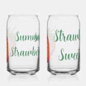 Strawberry sweetness blikvorm glas (Links)