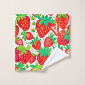Strawberry Swirl Pattern Bad Handdoek (Wasdoekje)