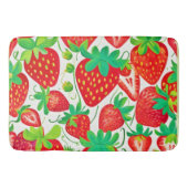 Strawberry Swirl Pattern Badmat (Voorkant)