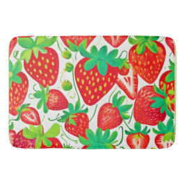 Strawberry Swirl Pattern Badmat