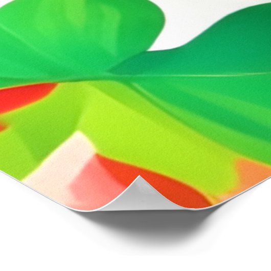 Strawberry Swirl Pattern Poster (Hoek)