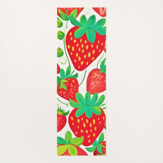 Strawberry Swirl Pattern Yogamat (Achterkant)