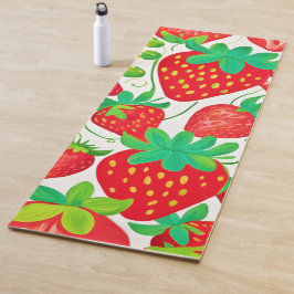 Strawberry Swirl Pattern Yogamat